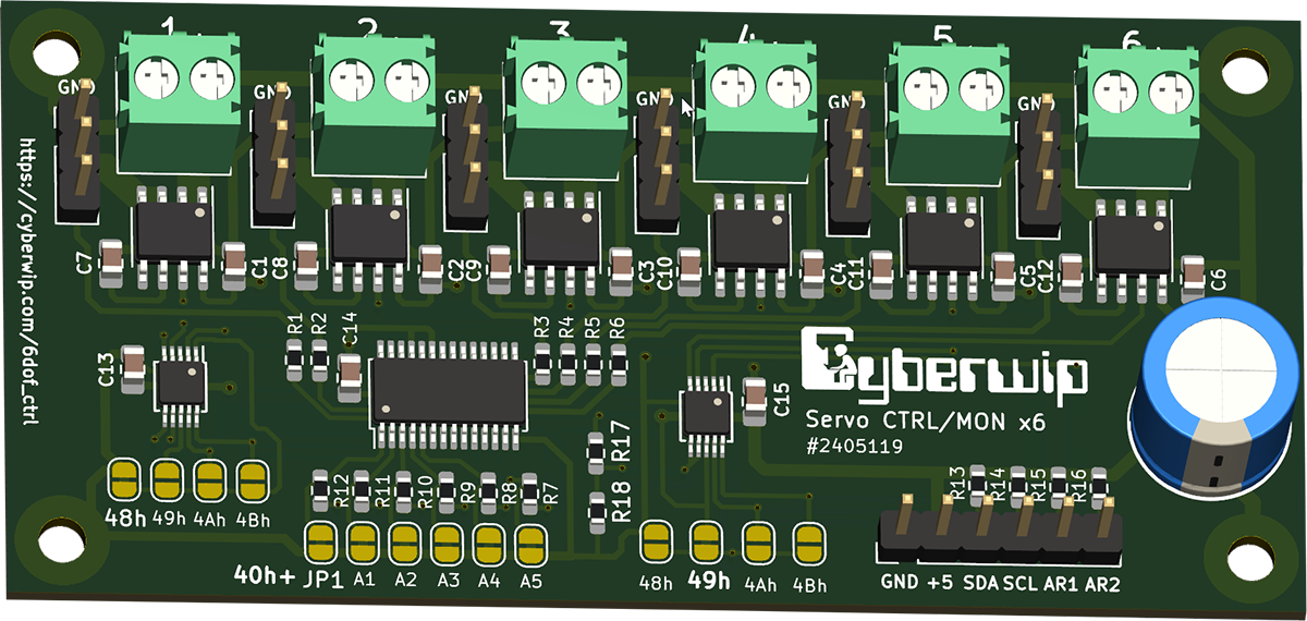 6DOFHUB Circuit Board
